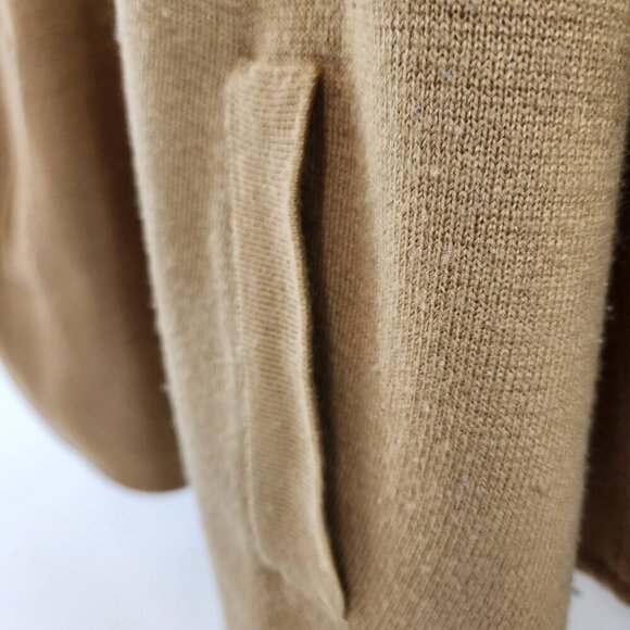 Big Buddha Camel Knit Poncho Cape Size M/L - Picture 2 of 9
